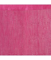 Women`s Traditional Bengali Handloom Tant Pure Cotton Saree Khadi Temple Par Desigined With Blouse Piece Blue Pink