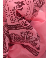 Women's Pure Cotton Saree Sahaj Path Design Handloom Saree without Blouse Piece Pink